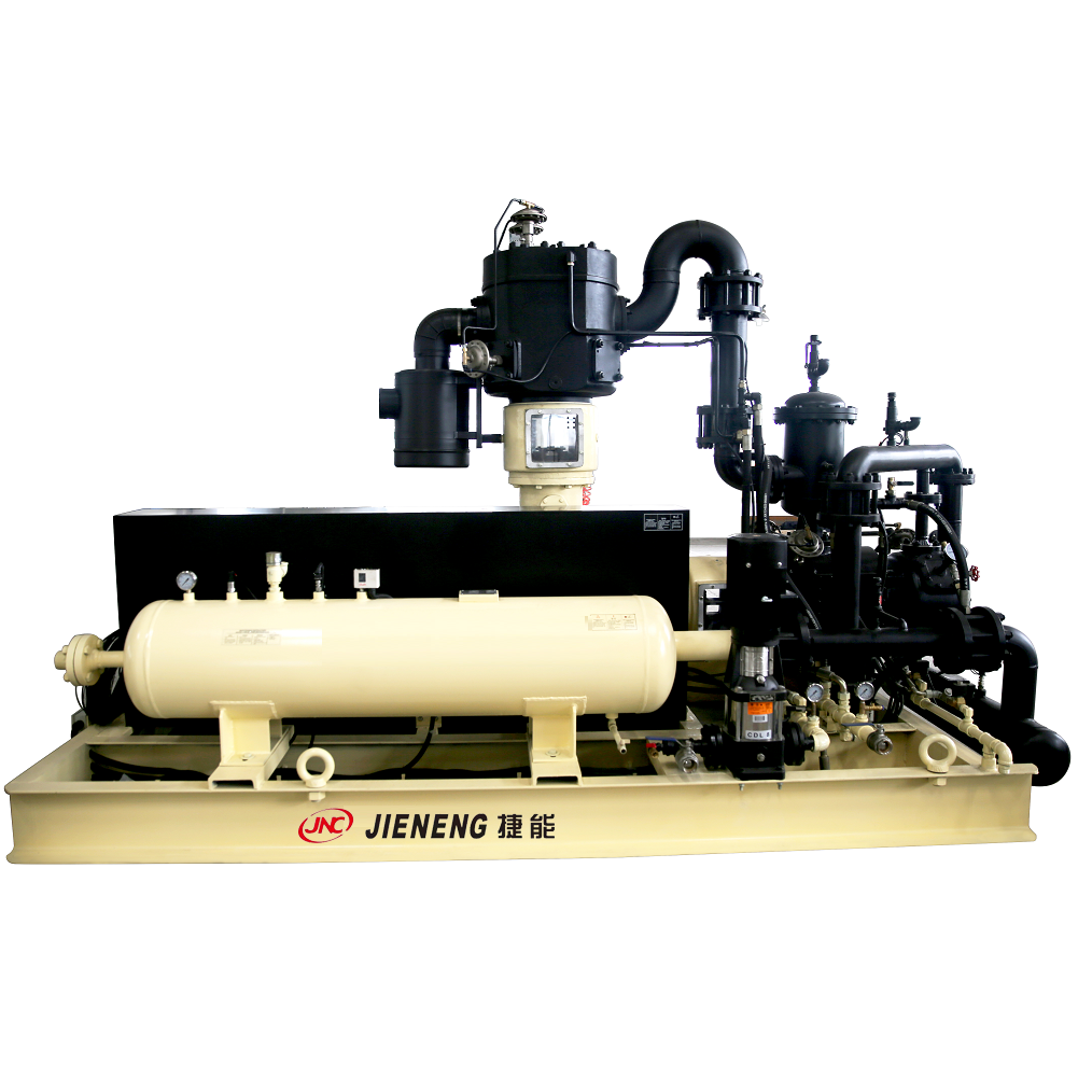 40bar水冷L型無油活塞式中高壓空壓機